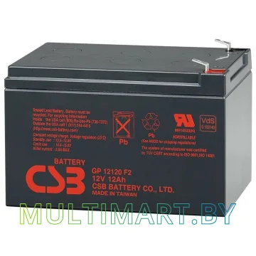 Аккумулятор для ИБП CSB Battery GP12120 F2 (12В/12 А·ч)
